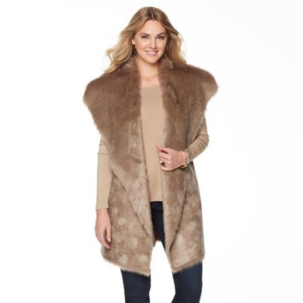 Trolls NeNe Leakes Distressed Fab Faux Fur Suede